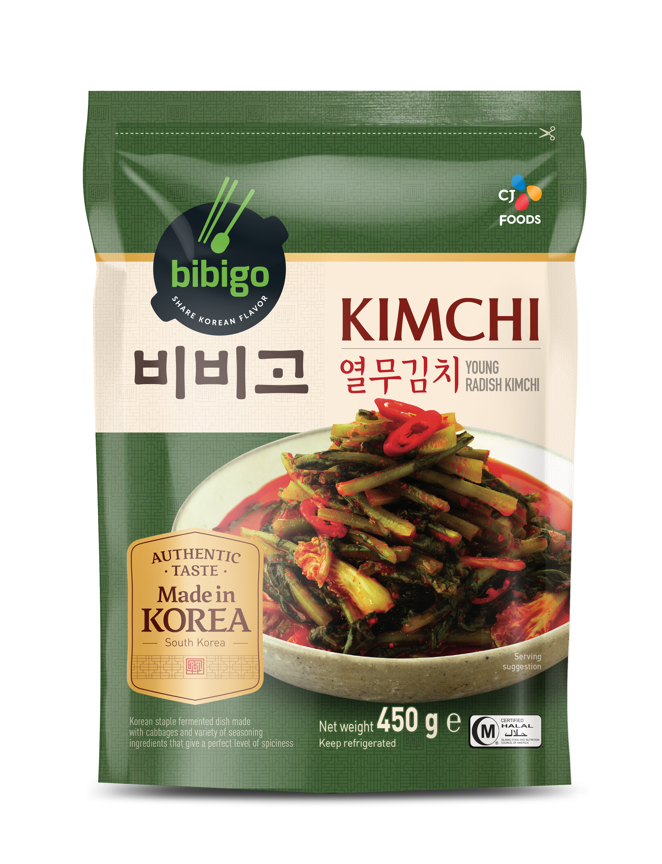 CJ KIMCHI YOUNG SUMMER RADISH 450G