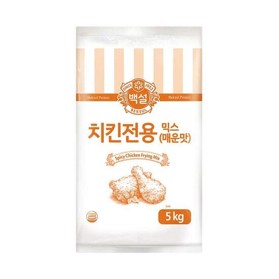 CJ FLOUR MIX FOR CHICKEN FRYING SPICY 5KG