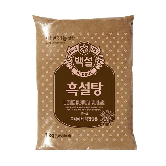 CJ SUGAR DARK BROWN 1KG