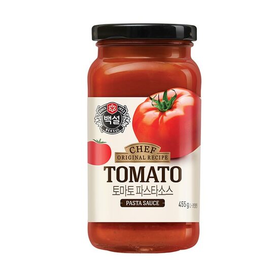 CJ PASTA SAUCE TOMATO 455G