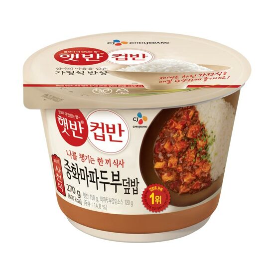 CJ CUPBAHN MAPA TOFU WITH RICE 270G