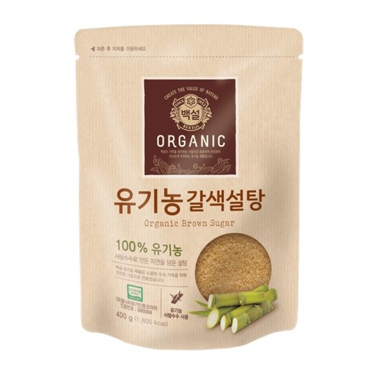 CJ SUGAR BROWN ORGANIC 400G