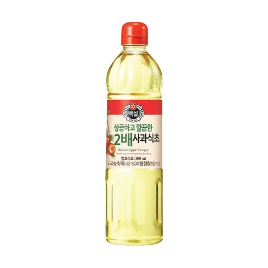 CJ VINEGAR APPLE DOUBLE STRENGTH 500ML