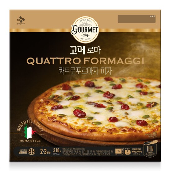 CJ PIZZA ROME QUATRO FROMAGE 310G