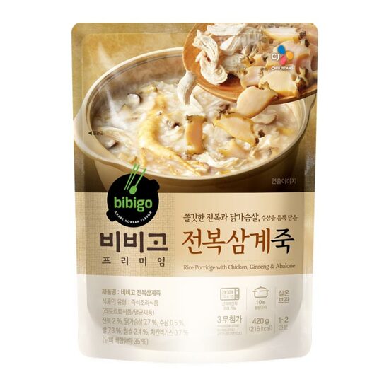 CJ PORRIDGE ABALONE&CHICKEN 420G