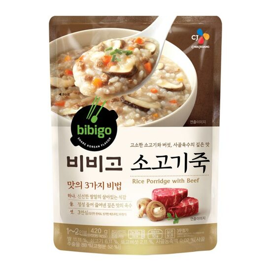 CJ PORRIDGE BEEF 420G