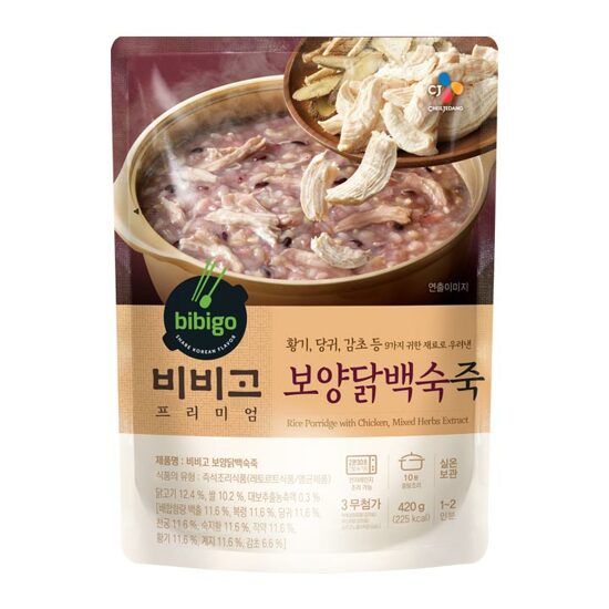 CJ PORRIDGE CHICKEN SOUP 420G