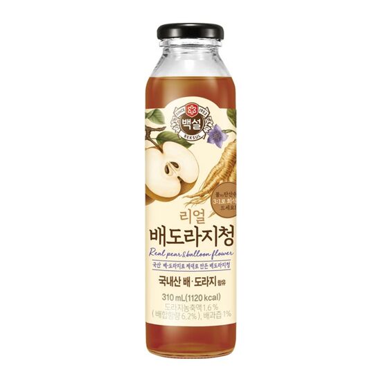 CJ SYRUP PEAR&BALLOON FLOWER ROOT 310ML