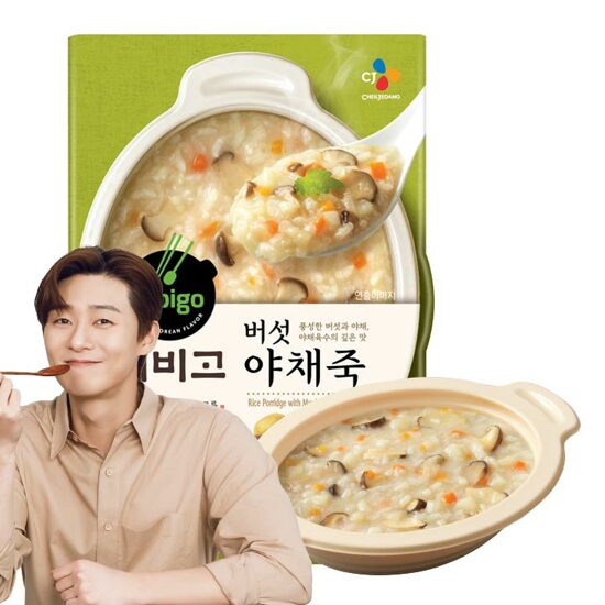 CJ PORRIDGE MUSHROOM&VEGETABLE 280G