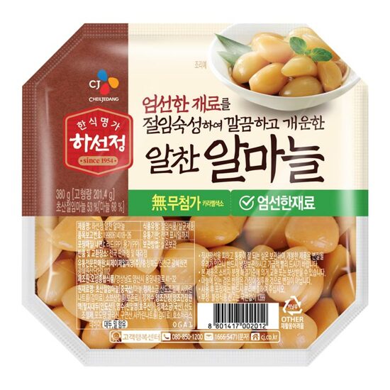 CJ PICKLED GARLIC RIPENED IN SOY SAUCE SAUCE 380G