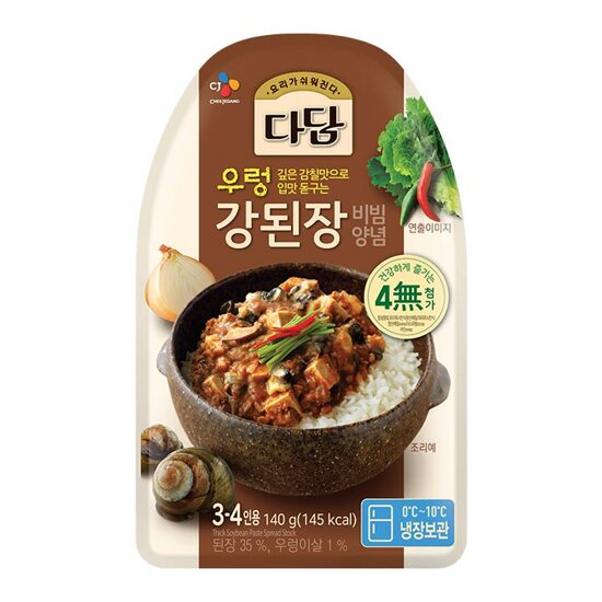 CJ SACUE FOR SOYBEAN PASTE WITH SNAILS 140G