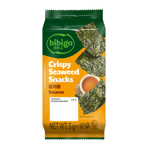 SNACK GIM CRISPY SESAME OIL 5G*3