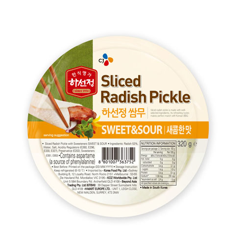 PICKLE RADISH SWEET & SOUR 320G