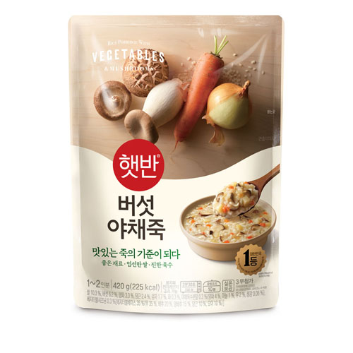 PORRIDGE MUSHROOM & VEGI 420G