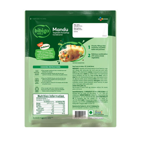 MANDU VEGAN VEGI 420G2